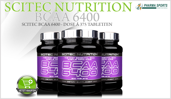 Scitec BCAA 6400 - Dose á 375 Tabletten