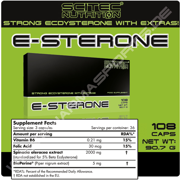 Scitec E-Sterone bei Pharmasports 
