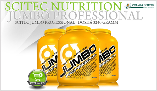 Scitec Jumbo Professional - Dose á 3240 Gramm