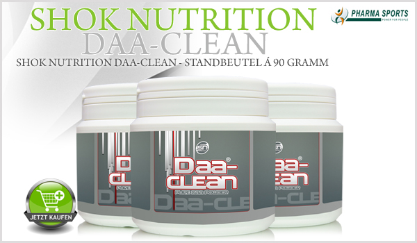 Shok Nutrition DAA-Clean - Standbeutel á 90 Gramm