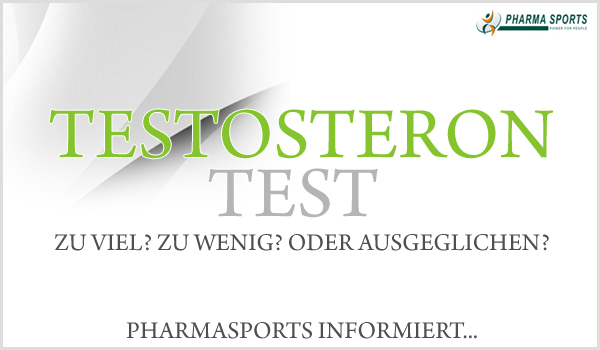 Testosteron Test bei Pharmasports - kostenlos alle wichtigen Informationen