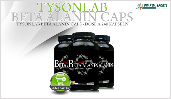 TysonLab Beta Alanin - Dose á 240 Kapseln bei Pharmasports