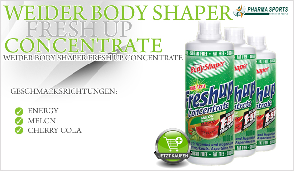 Weider Body Shaper Fresh Up Concentrate - Flasche á 1 Liter