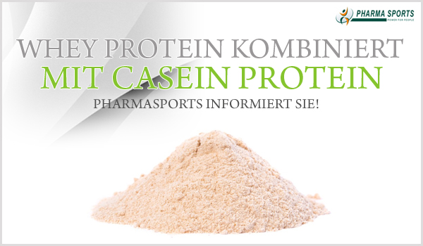 Whey Proteine + Casein Proteine für einen starken Muskelaufbau