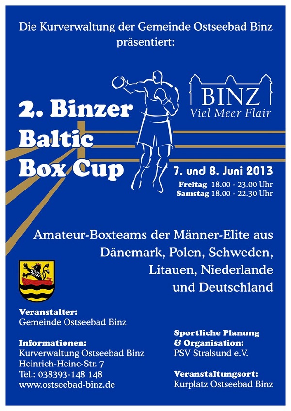 Boxen 2.Binzer Baltic Box Cup - 7. bis 8. Juni 2013 