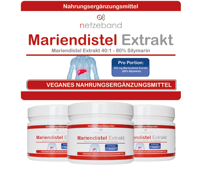 Netzeband Mariendistel Extrakt - Dose á 250g