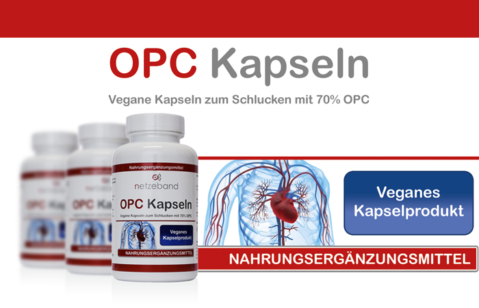 Netzeband OPC Kapseln - hochwertiges Weintraubenkernextrakt