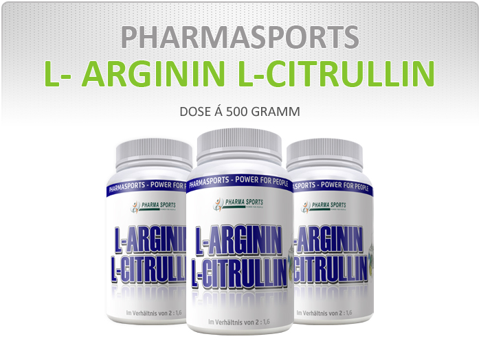 Pharmasports L-Arginin L-Citrullin - Dose á 500g