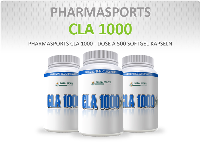 Pharmasports CLA 1000 - Dose á 500 Softgel-Kapseln