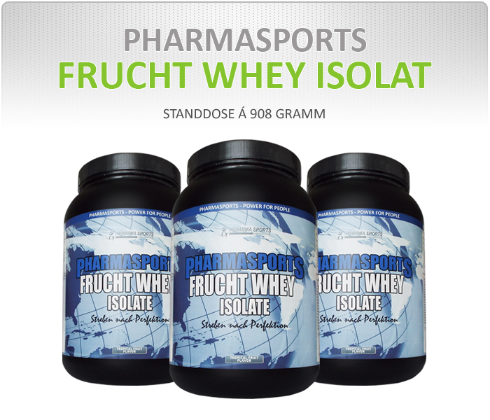 Pharmasports Frucht Whey Isolat - Dose á 908 Gramm