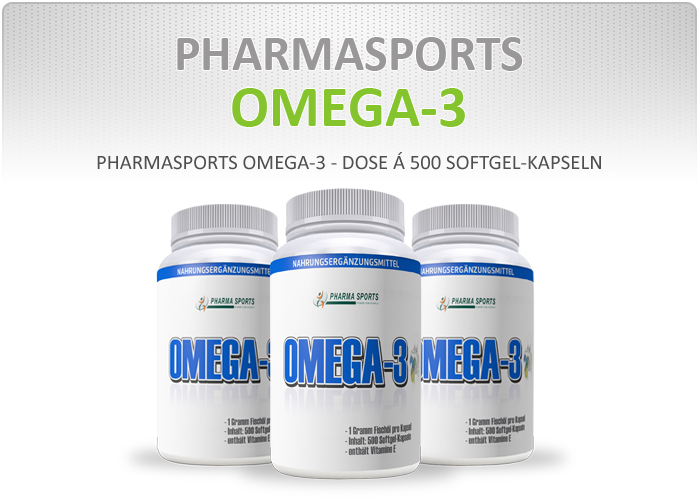 Pharmasports Omega-3 Softgel-Kapseln