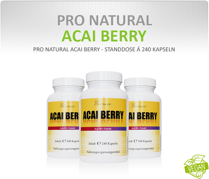 Pro Natural Acai Berry - Dose á 240 Kapseln