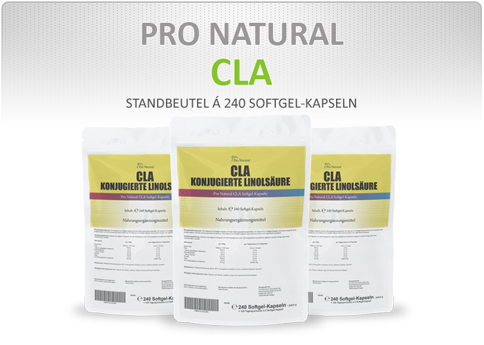 Pro Natural CLA - Standbeutel á 240 Softgel-Kapseln