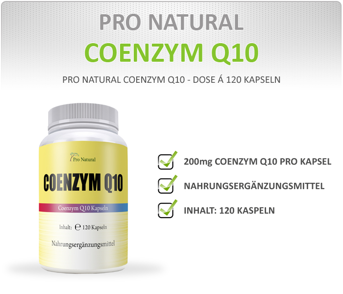 Pro Natural Coenzym Q10 Kapseln 