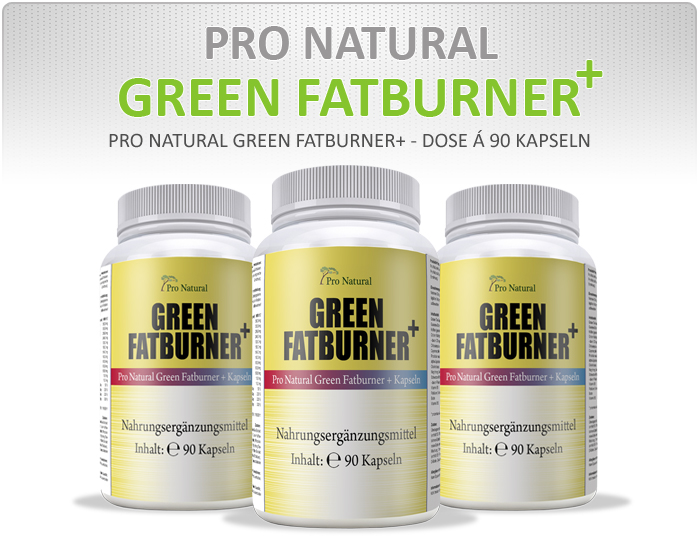 Pro Natural Green Fatburner+ - Dose á 90 Kapseln