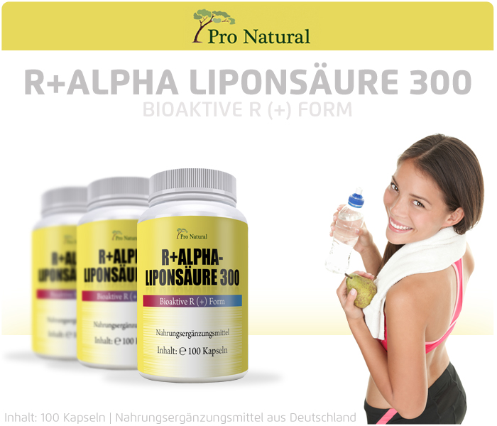 Pro Natural R (+) Alpha-Liponsäure - Dose á 100 Kapseln 