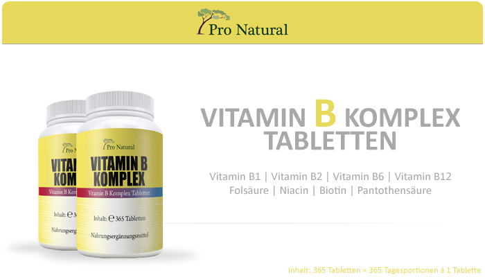 Pro Natural Vitamin B Komplex 