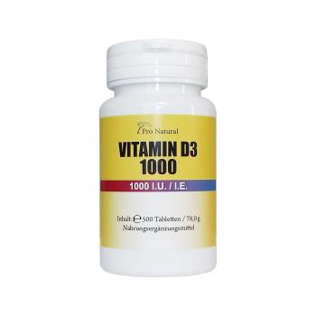 Pro Natural Vitamin D3 1000