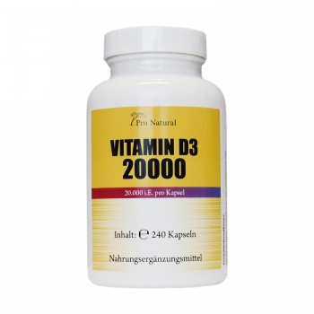 Pro Natural Vitamin D3 20000