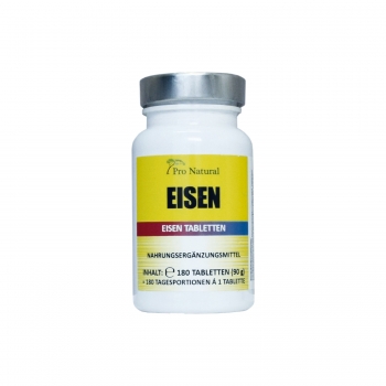 Pro Natural Eisen – 180 Tabletten