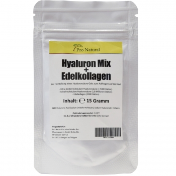 Pro Natural Hyaluron Mix + Edelkollagen 15 Gramm