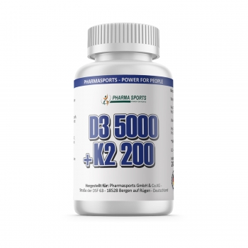 Pharmasports Vitamin D3 5000 + K2 200