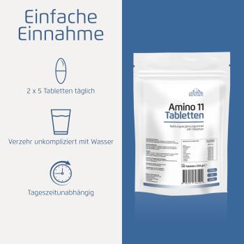 Preview: Bergen Amino 11 Tabletten