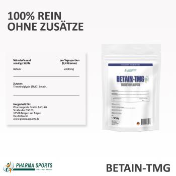 Preview: Pharmasports Betain-TMG Pulver