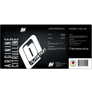 Brizzly Nutrition Arginine Citrulline