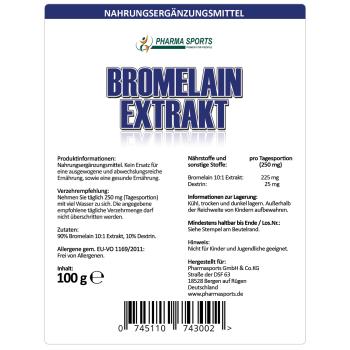 Preview: Pharmasports Bromelain Pulver