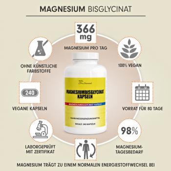 Preview: Pro Natural Magnesiumbisglycinat Kapseln