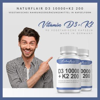 Naturflair D3 10000 + K2 200