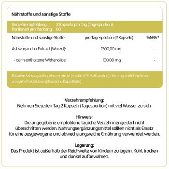 Preview: Pro Natural Ashwagandha Extrakt