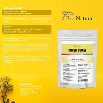 Preview: Pro Natural Chrom 200µg