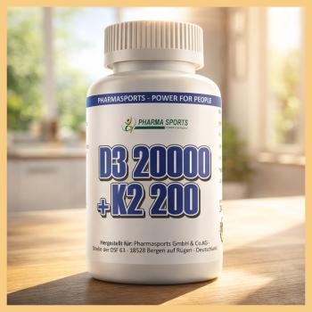 Preview: Pharmasports Vitamin D3 20000 + K2 200