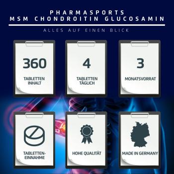 Preview: Pharmasports MSM Chondroitin Glucosamin