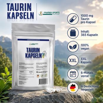 Preview: Pharmasports Taurin Kapseln