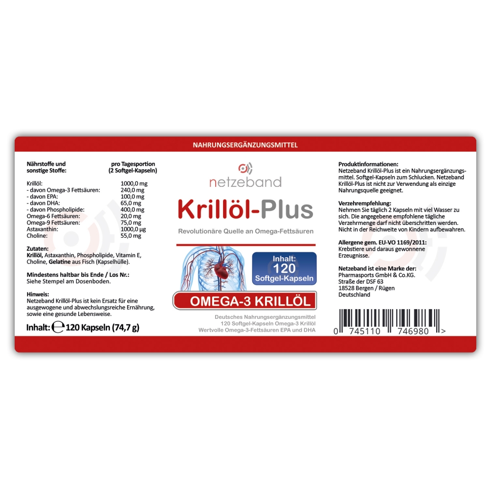 Netzeband Krillöl-Plus Netzeband Krillöl-Plus