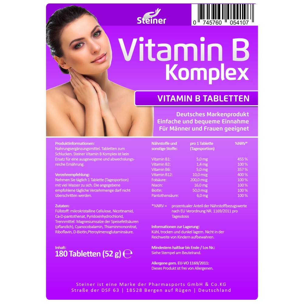 Steiner Vitamin B Komplex Steiner Vitamin B Komplex