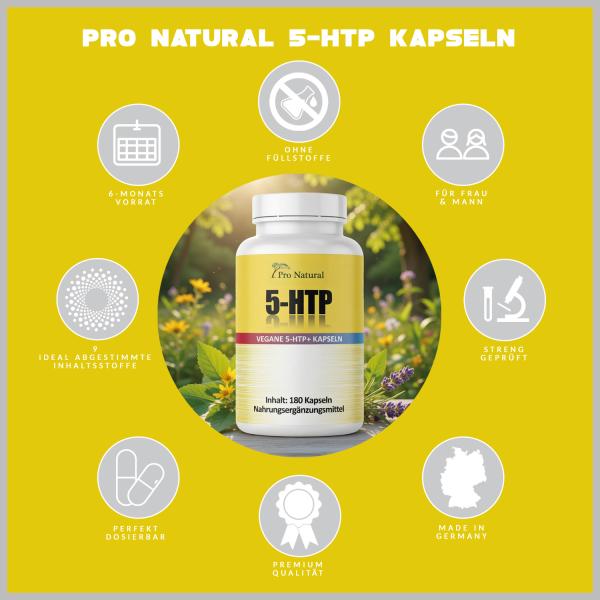 Pro Natural 5-HTP 100mg Kapseln