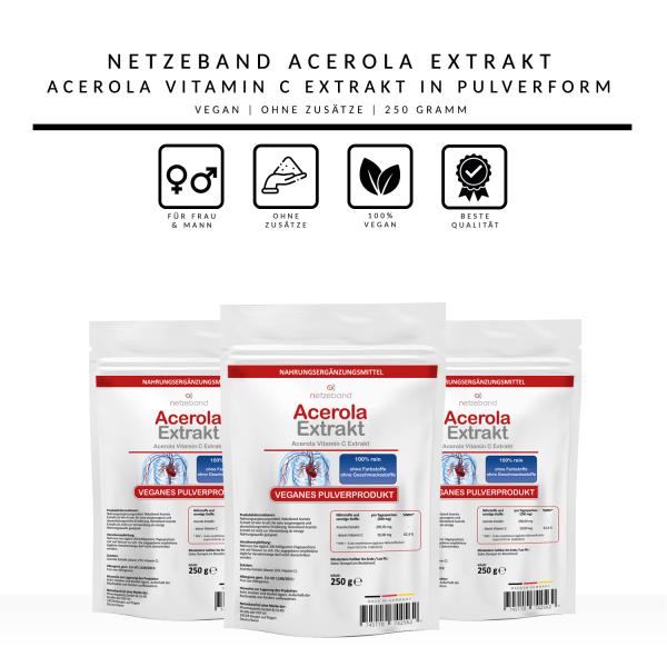 Netzeband Acerola Extrakt