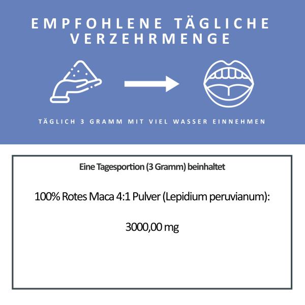 Natur Flair Rotes Maca Pulver