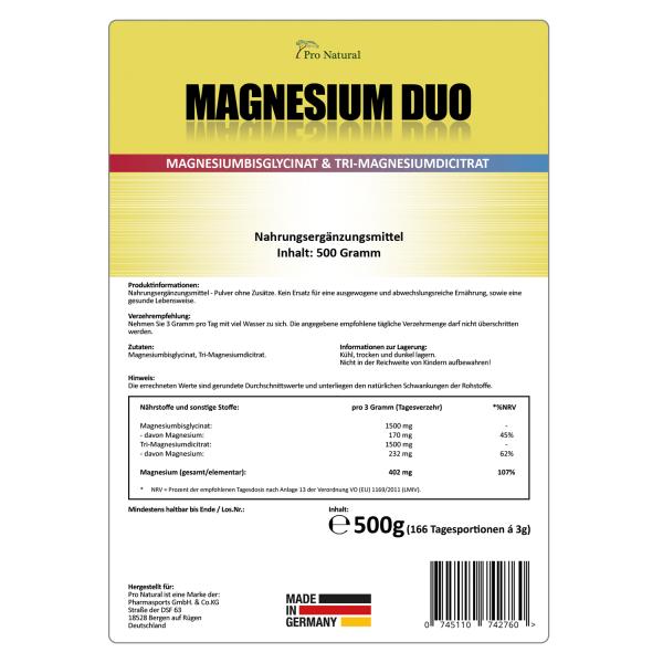 Pro Natural Magnesium Duo
