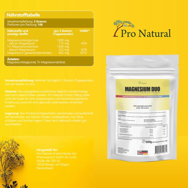 Pro Natural Magnesium Duo
