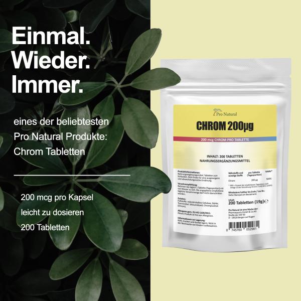 Pro Natural Chrom 200µg