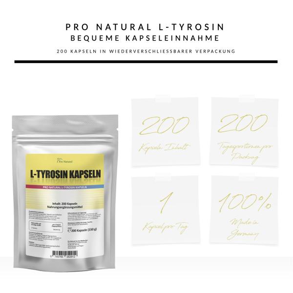 Pro Natural L-Tyrosin Kapseln