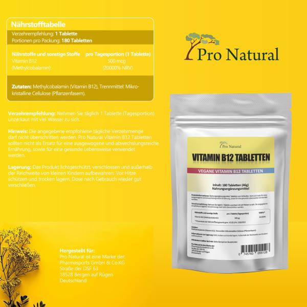 Pro Natural Vitamin B12