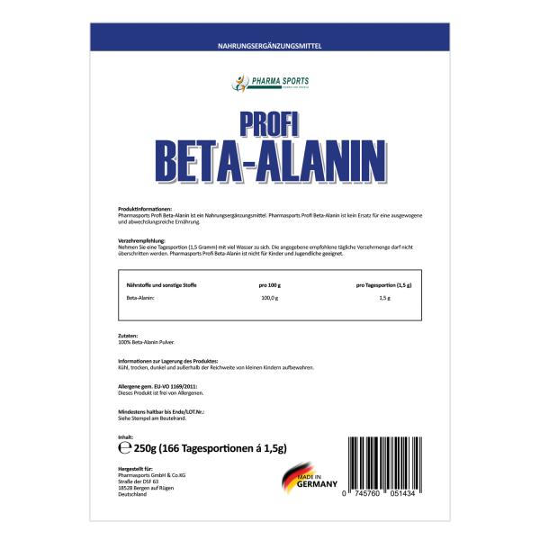 Pharmasports Profi Beta Alanin
