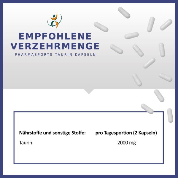 Pharmasports Taurin Kapseln