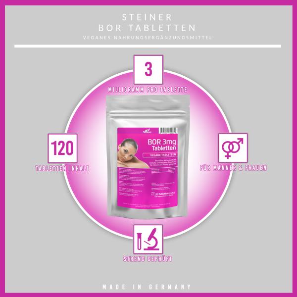 Steiner Bor 3mg Tabletten